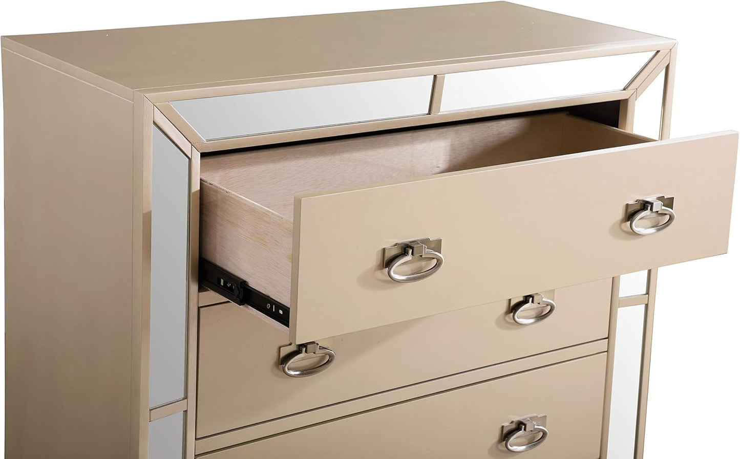 🗄️ Elegant Pearl-Finish Storage Chest – Stylish & Functional 🏡✨