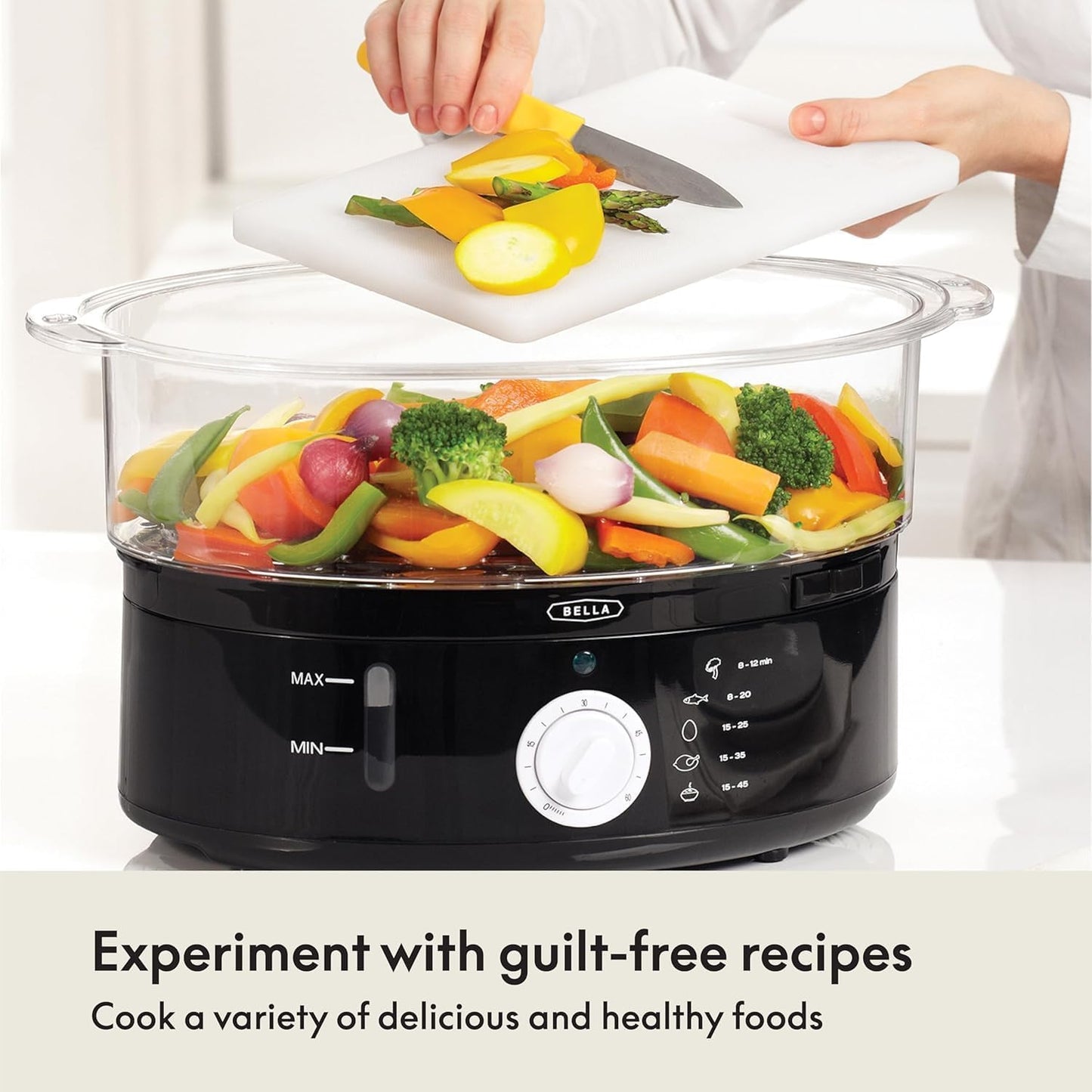 🍲 2-Tier Electric Food Steamer – Healthy, Hassle-Free Meals in Minutes! 🌿