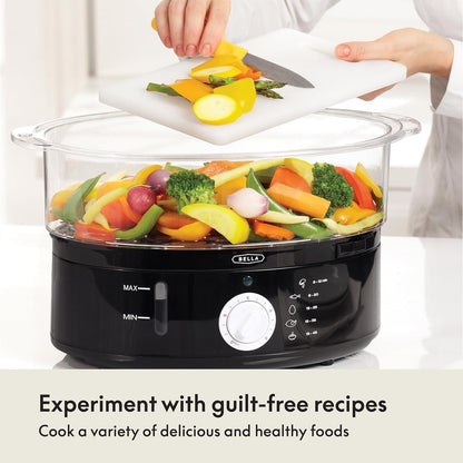 🍲 2-Tier Electric Food Steamer – Healthy, Hassle-Free Meals in Minutes! 🌿