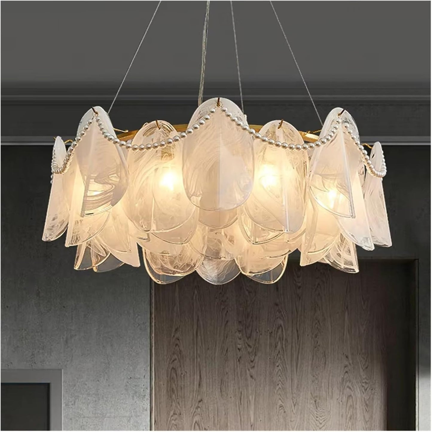 ✨ Modern Crystal Pendant Light – Elegant Home Décor & Ambient Lighting 💡🌟