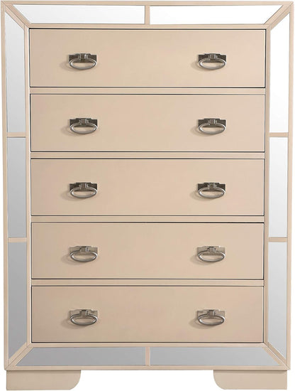 🗄️ Elegant Pearl-Finish Storage Chest – Stylish & Functional 🏡✨