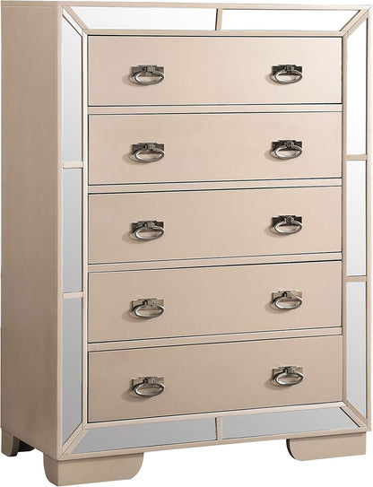 🗄️ Elegant Pearl-Finish Storage Chest – Stylish & Functional 🏡✨